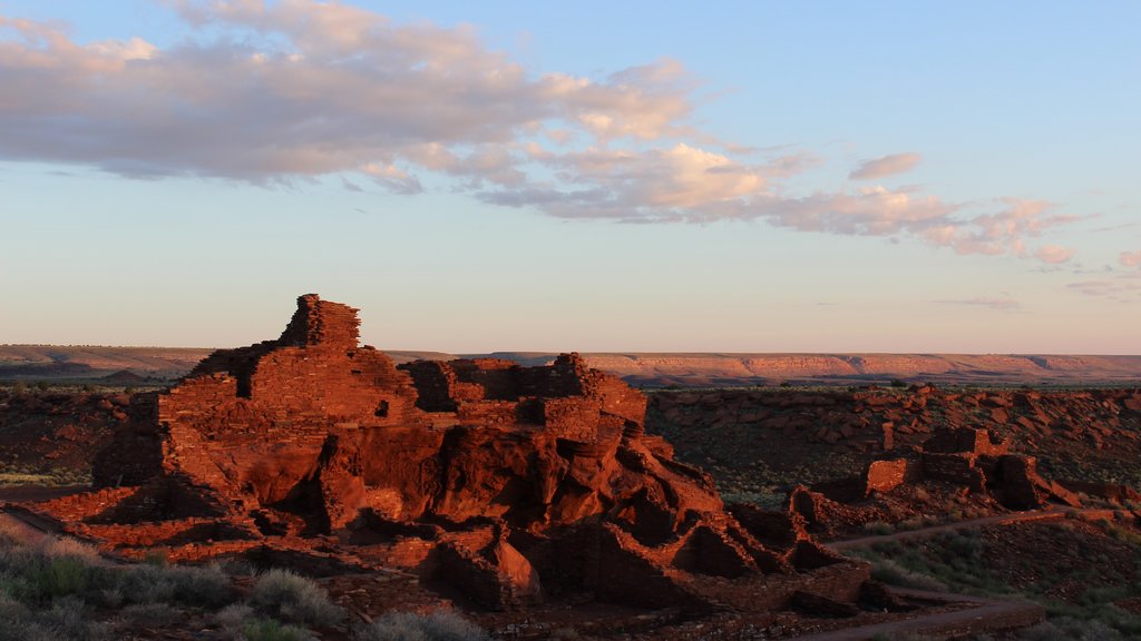 Wupatki National Monument featuring tranquil scenes