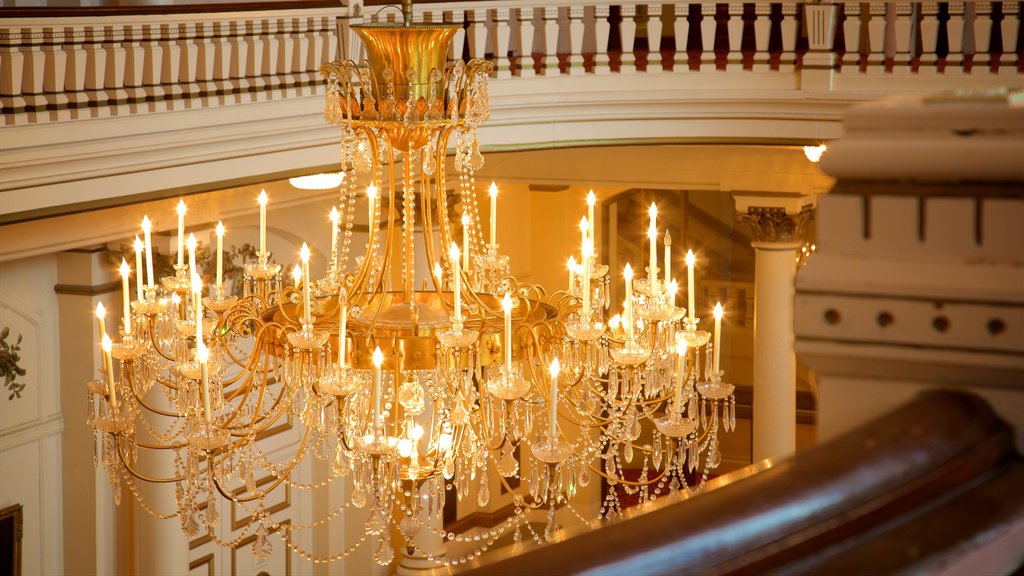 Music Hall showing heritage elements and interior views