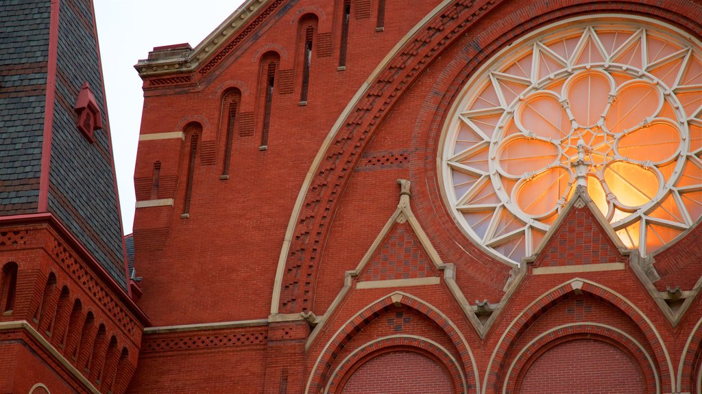 Cincinnati Music Hall mostrando elementos de patrimônio