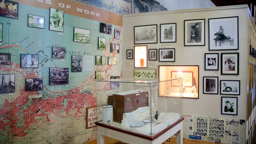 District Six Museum showing interior views