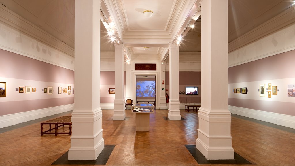 South African National Gallery featuring interior views