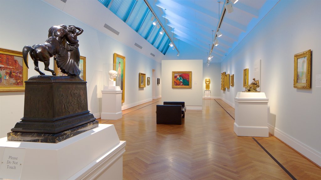 St. Louis Art Museum featuring art and interior views