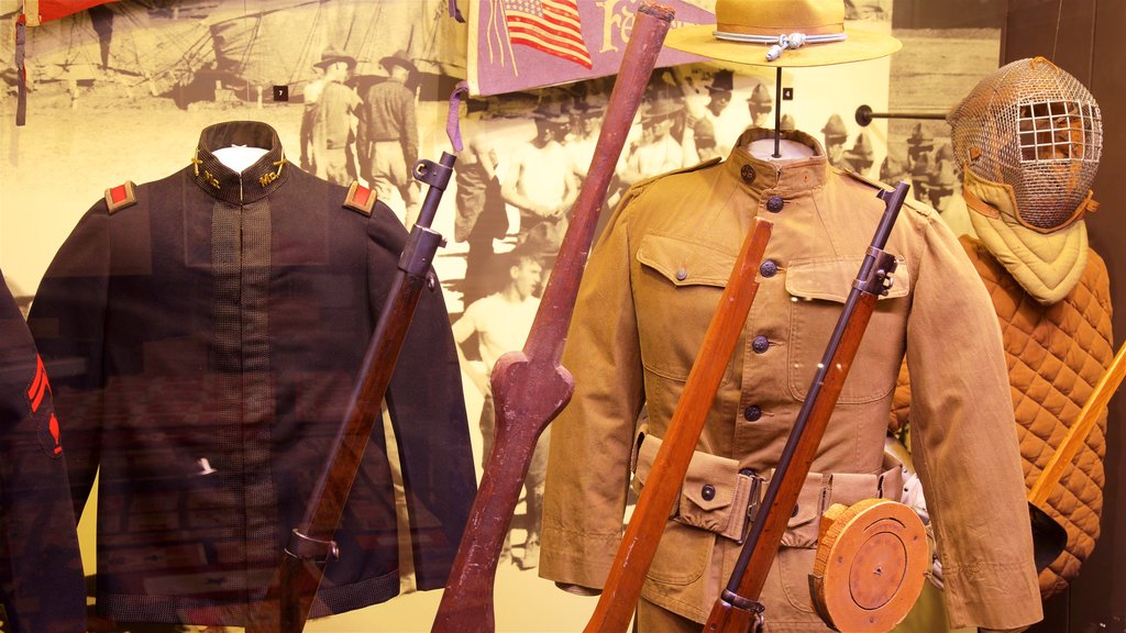 National World War I Museum at Liberty Memorial featuring interior views