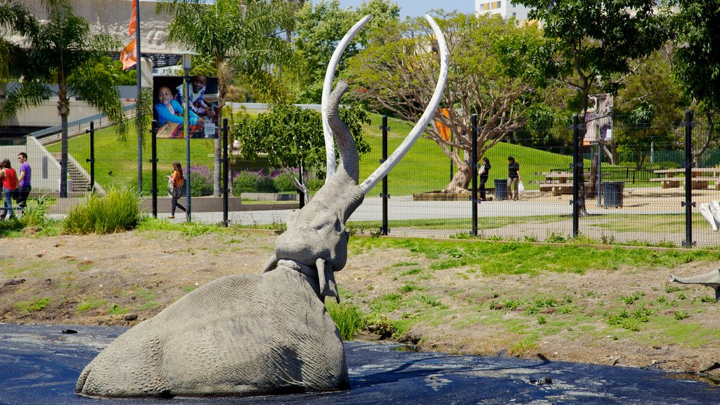 La Brea Tar Pits som omfatter en park