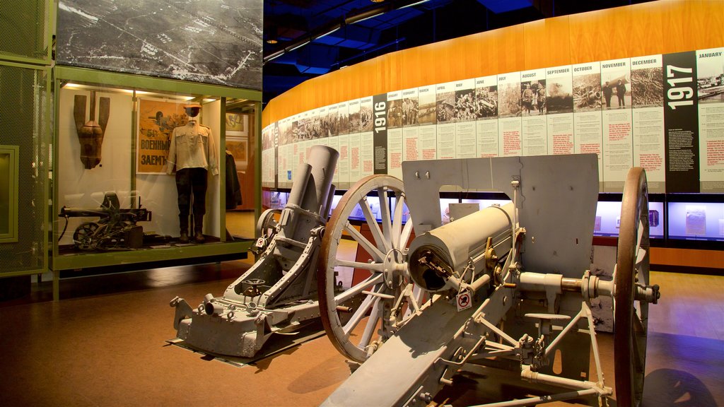 National World War I Museum at Liberty Memorial showing interior views and heritage elements