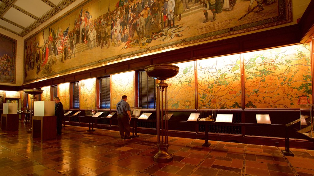 National World War I Museum at Liberty Memorial showing interior views