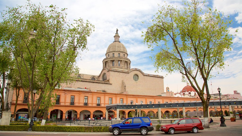 Toluca que inclui uma igreja ou catedral e arquitetura de patrimônio