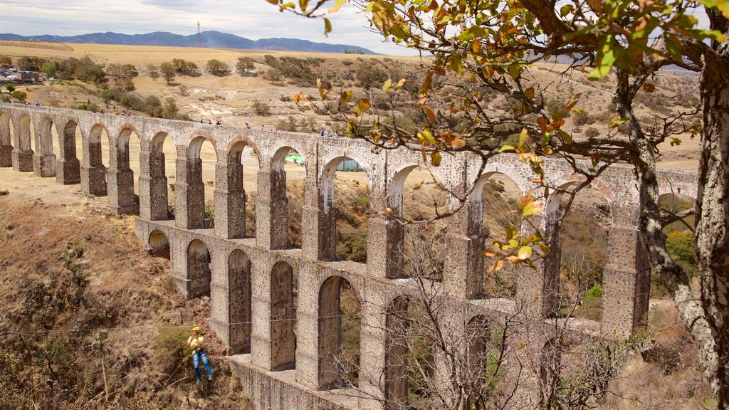 Arcos Del Sitio mostrando uma ponte, paisagens do deserto e arquitetura de patrimônio