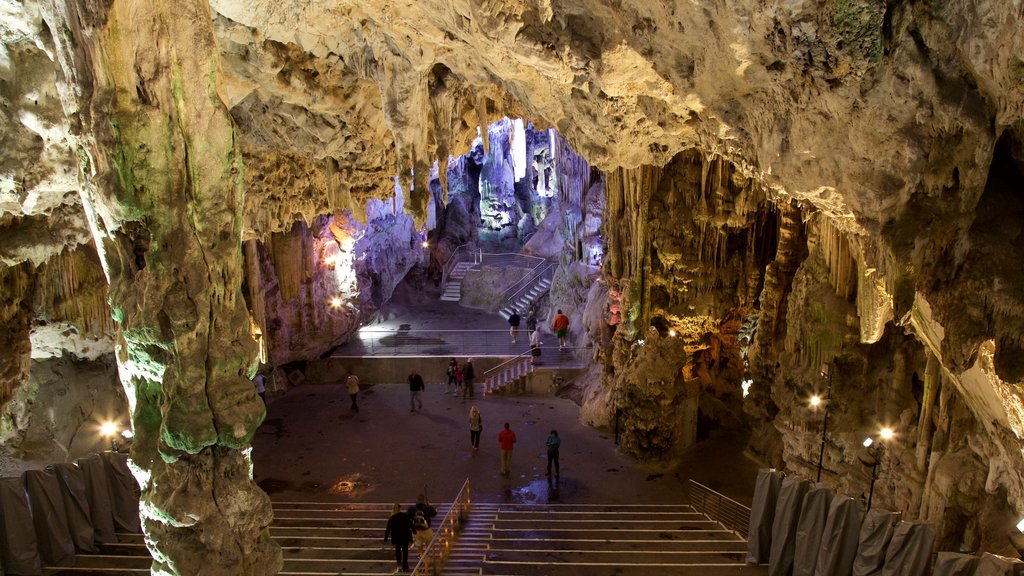 St Michael\'s Cave qui includes spéléo et grottes aussi bien que petit groupe de personnes