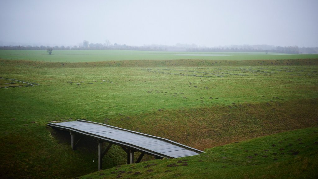 Slagelse ofreciendo escenas tranquilas, un puente y vistas de paisajes