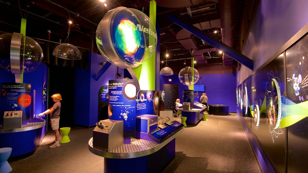 Chabot Space and Science Center showing interior views