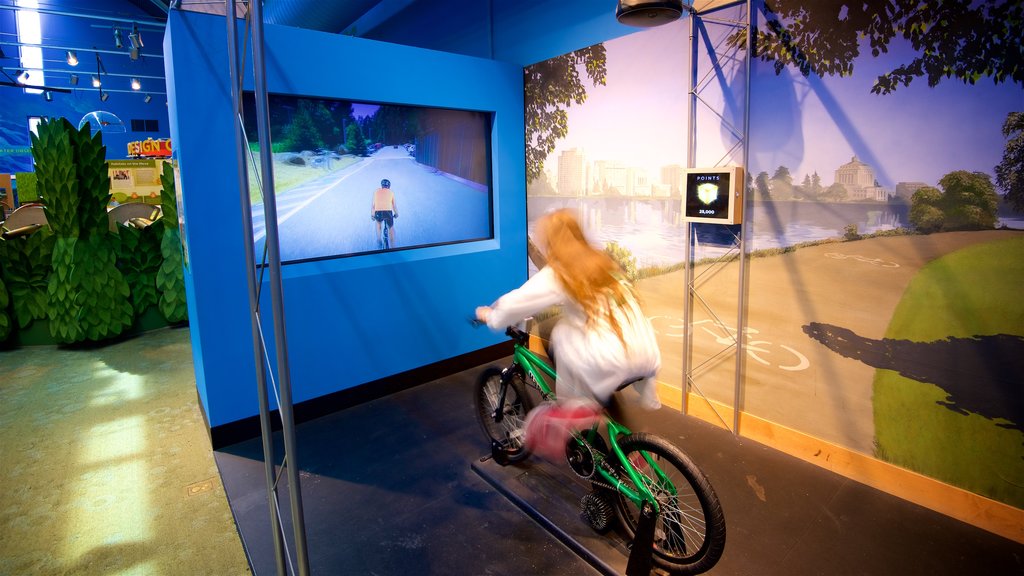 Chabot Space and Science Center showing interior views