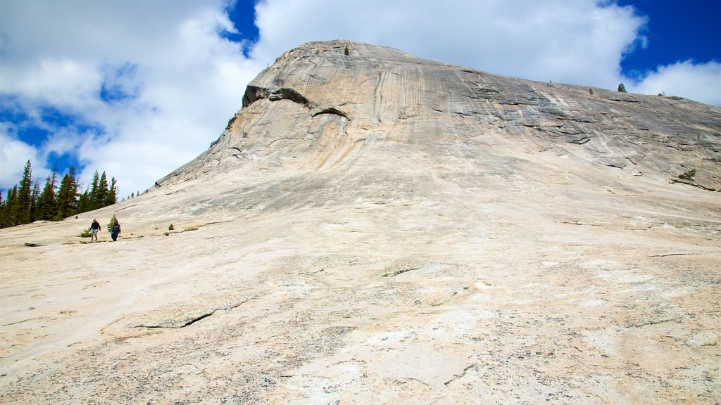 Lembert Dome menunjukkan gunung