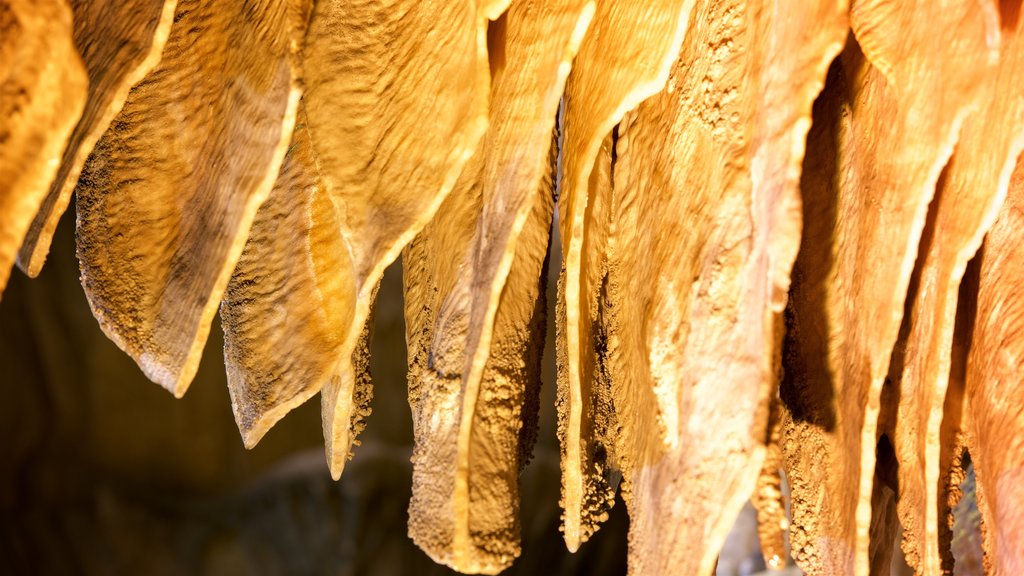 Crystal Cave showing caves