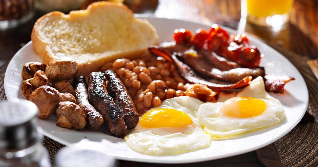 Le petit-déjeuner anglais ou fry-up - Royaume-Uni