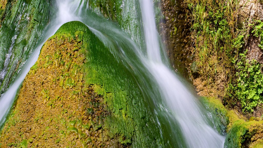 Valle de la Muerte que incluye una catarata