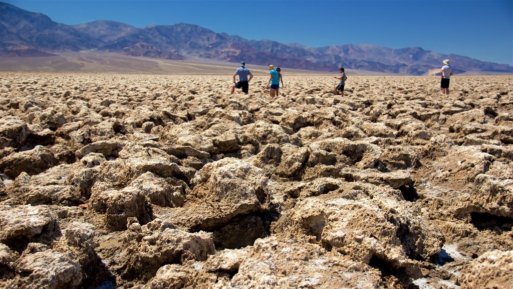 Death Valley mit einem ruhige Szenerie, Landschaften und Wüstenblick