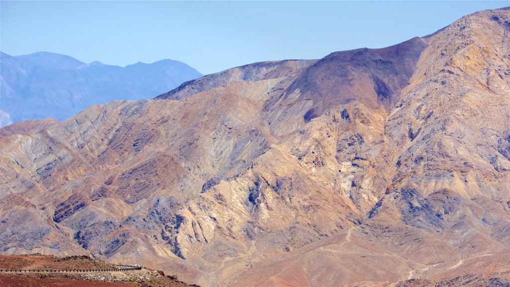 Father Crowley Vista Point featuring mountains, landscape views and desert views