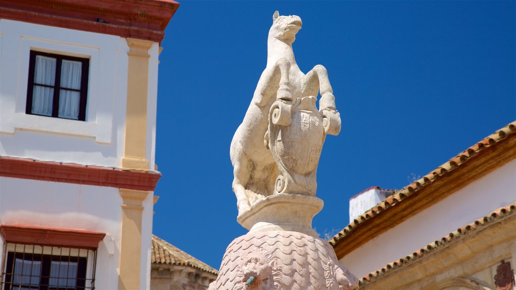 Plaza del Potro montrant statue ou sculpture