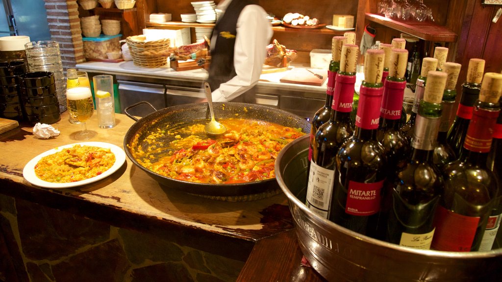 Marbella caracterizando comida e jantar fora