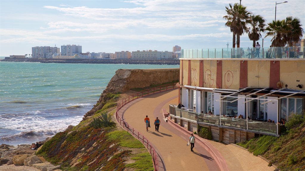 Victoria Beach showing a coastal town and general coastal views