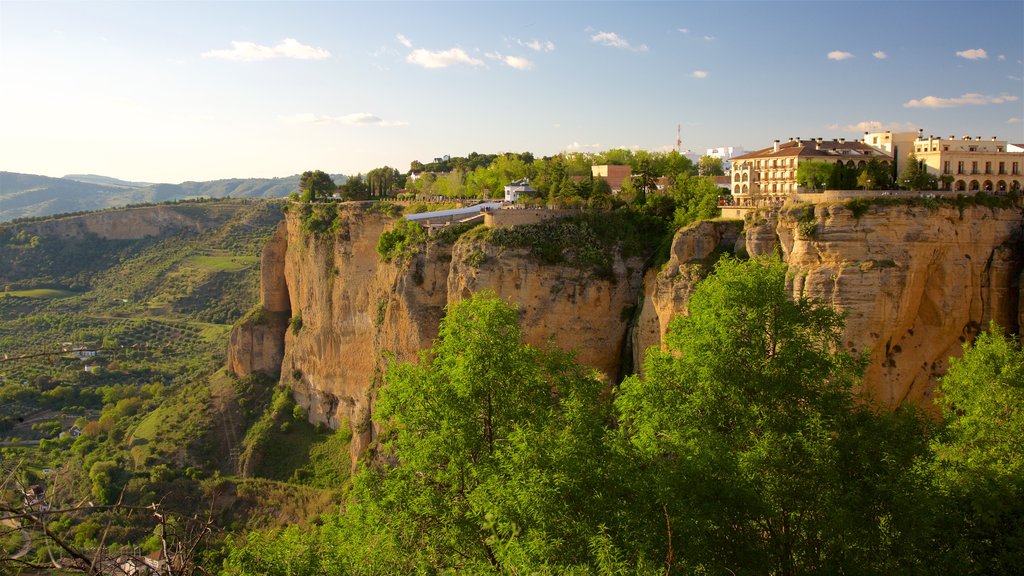 El Tajo Gorge showing a gorge or canyon