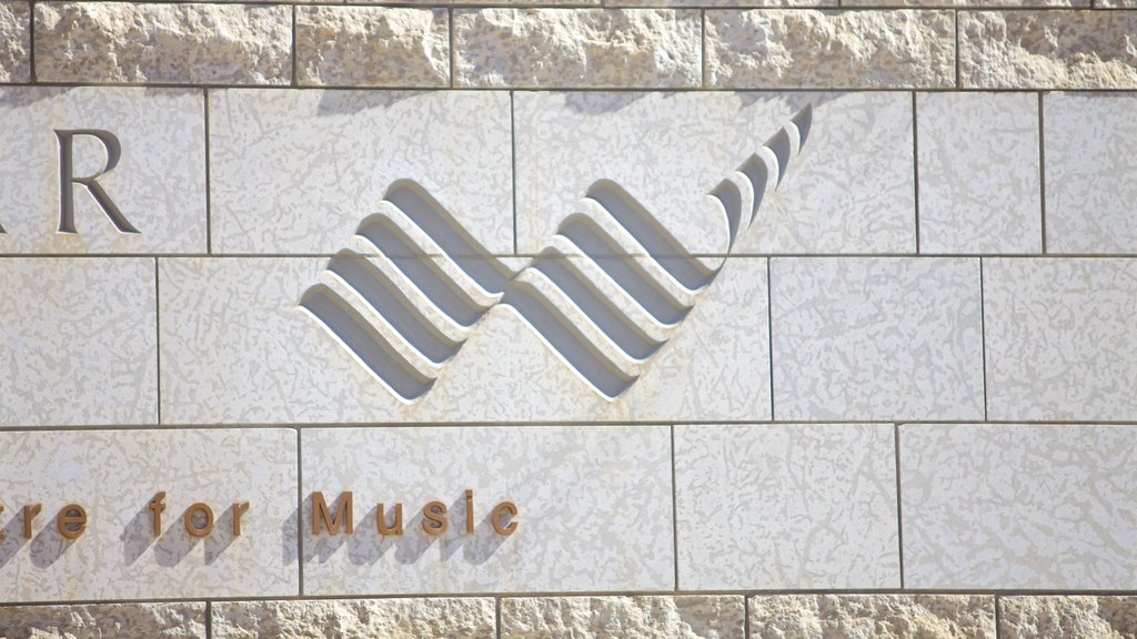 Francis Winspear Centre for Music featuring signage