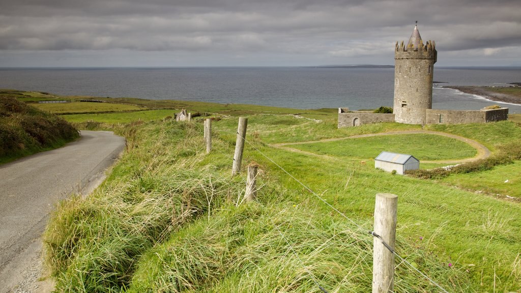 Clare showing general coastal views, tranquil scenes and heritage architecture