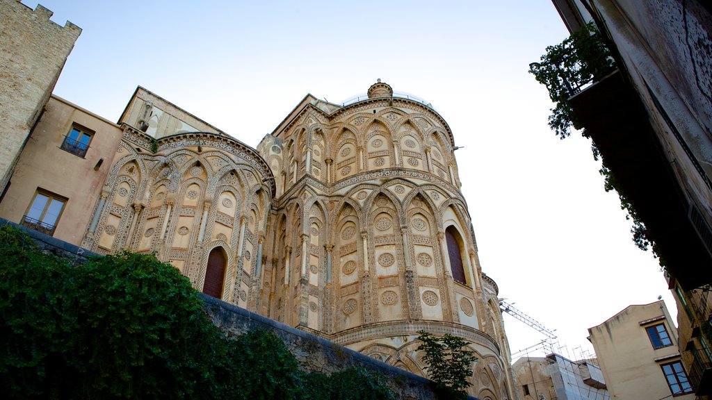 Cathedral of Monreale featuring a church or cathedral and heritage architecture