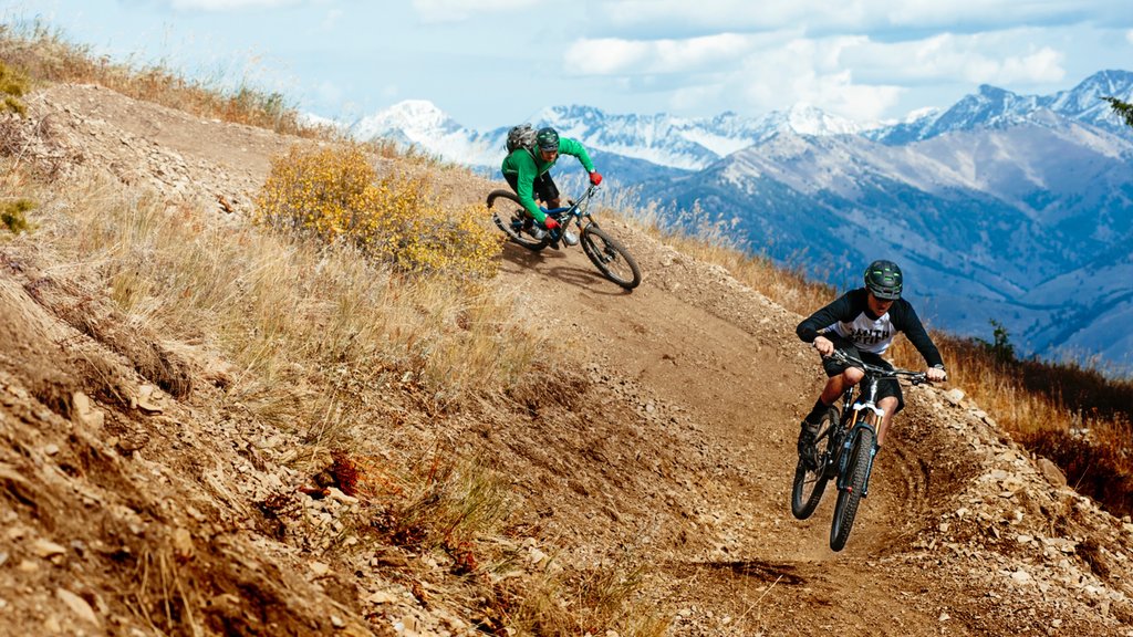 Sun Valley mostrando bicicletas de montaña y escenas tranquilas