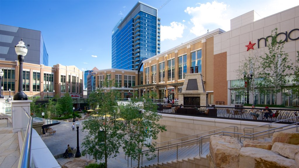 City Creek Center som omfatter moderne arkitektur