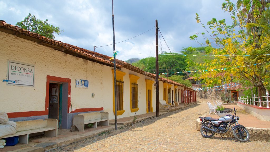 Copala mostrando una pequeña ciudad o aldea