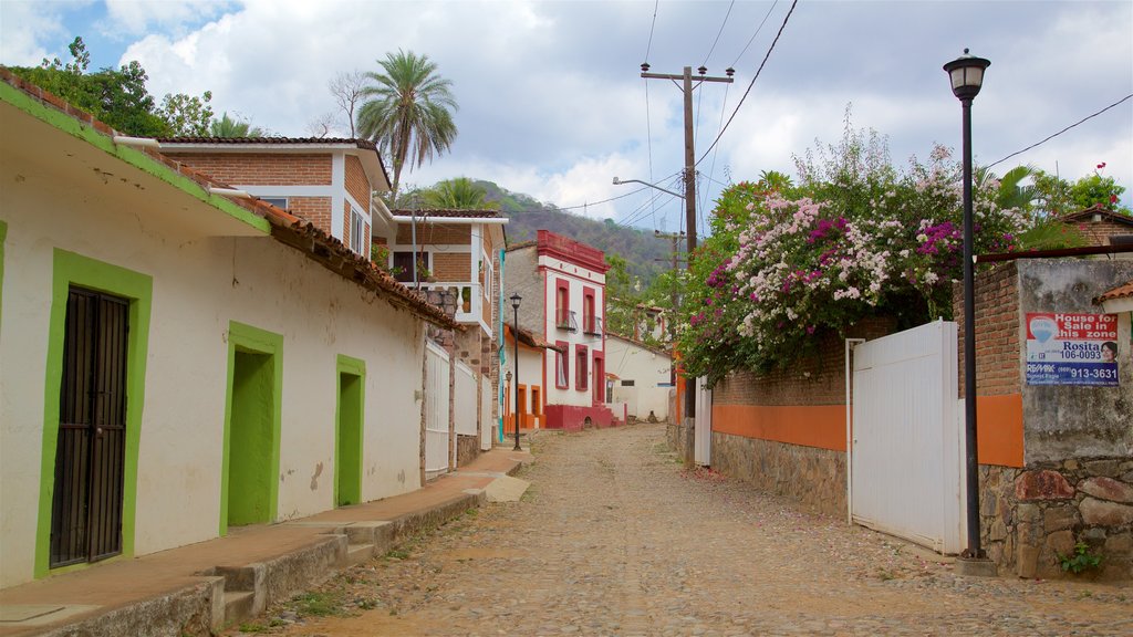 Copala que inclui uma cidade pequena ou vila