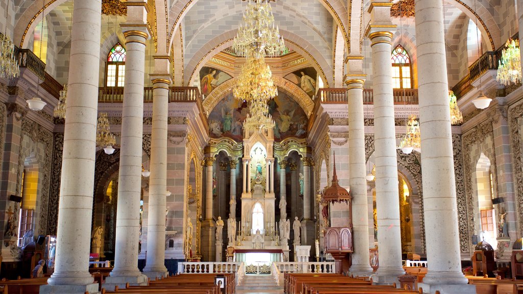 Immaculate Conception Cathedral featuring heritage elements, interior views and a church or cathedral