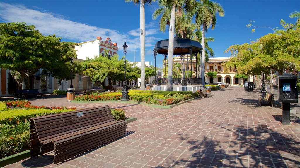 Plaza Machado que incluye una plaza