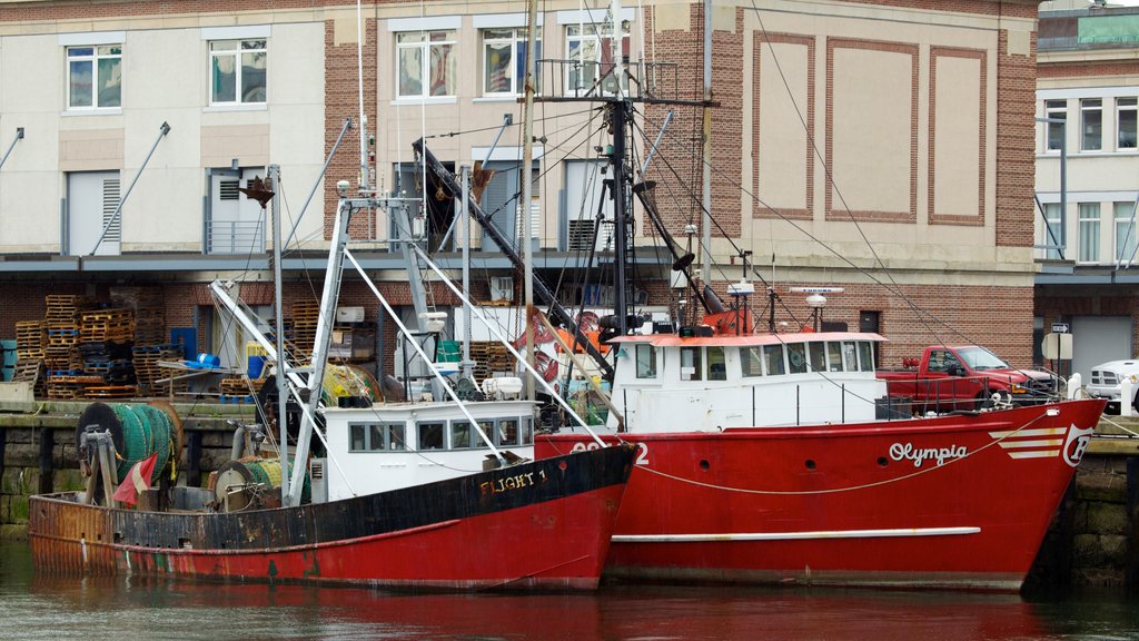 Boston showing boating and a bay or harbour