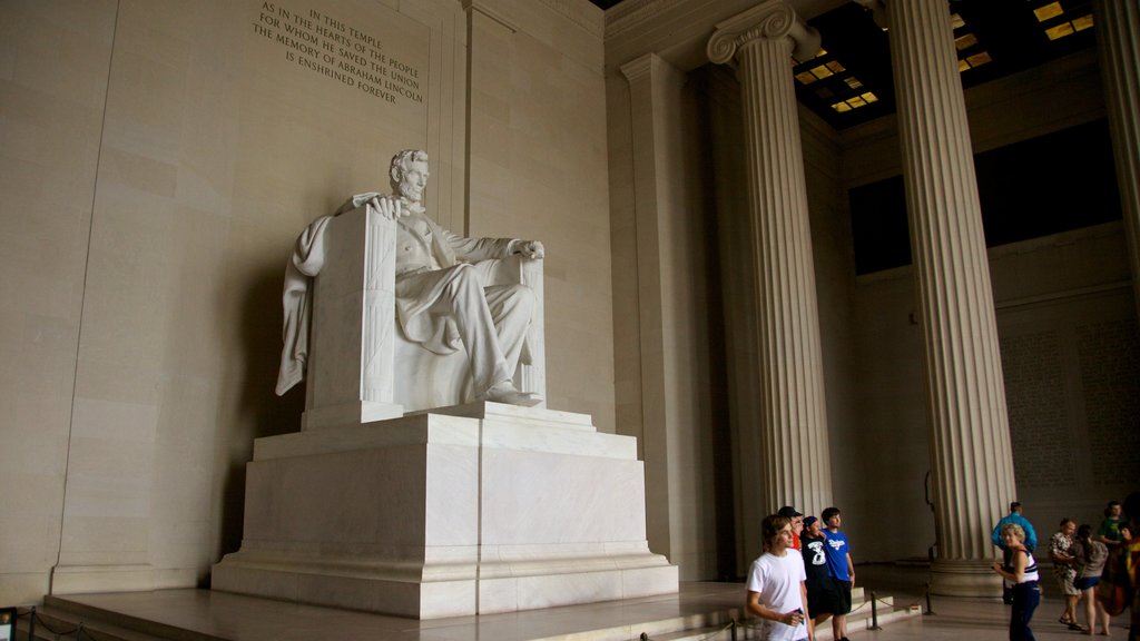 Monumento a Lincoln ofreciendo un monumento