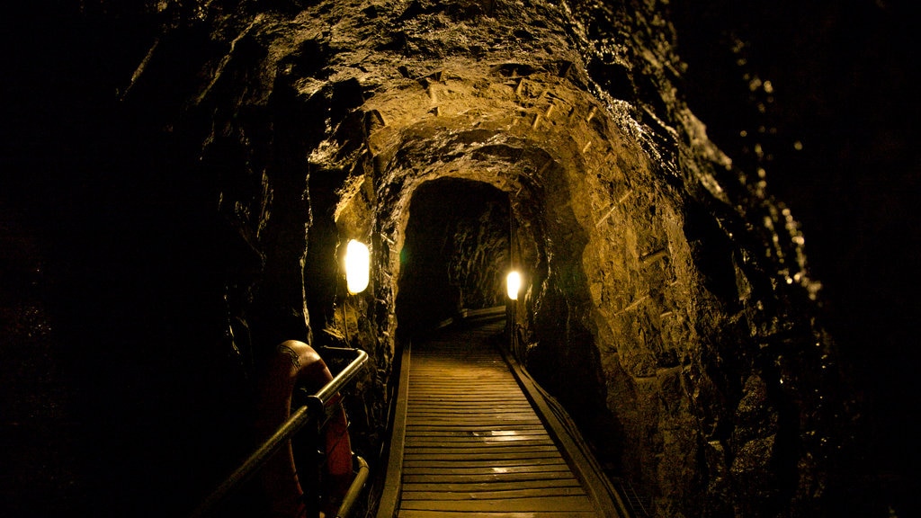 Grottes de Marble Arch montrant spéléo