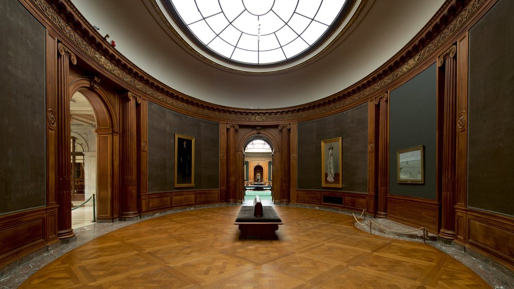 Frick Collection que inclui arte, vistas internas e elementos de patrimônio