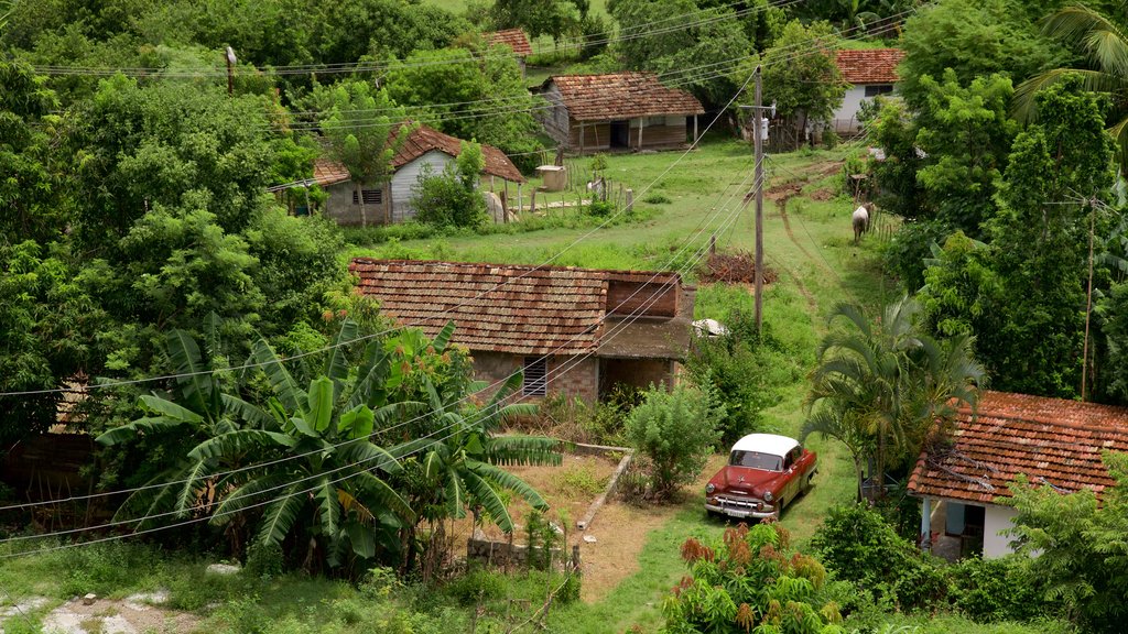 Manaca Iznaga que incluye un pueblo