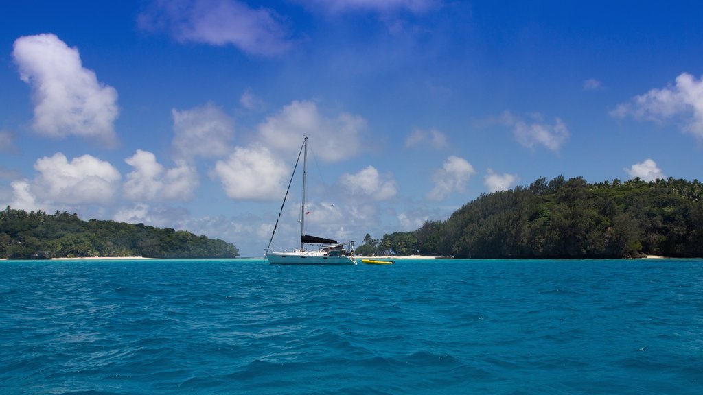 Tonga montrant vues littorales et navigation