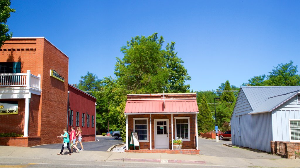 Weaverville which includes heritage elements as well as a small group of people