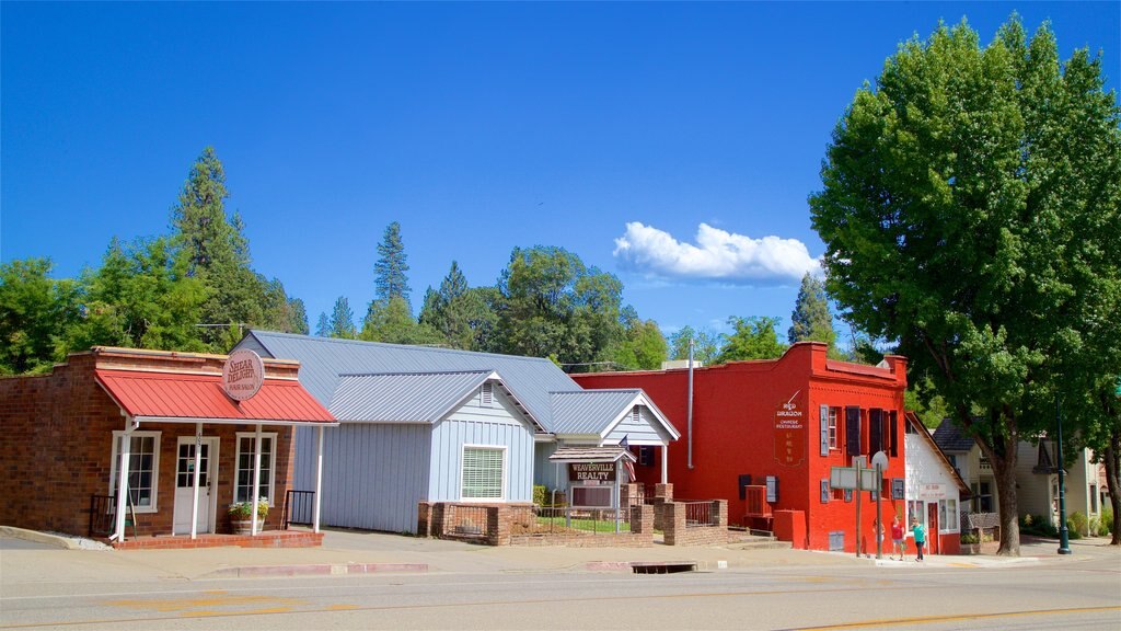 Weaverville showing heritage elements