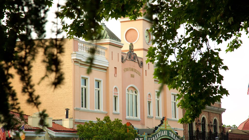 Sonoma Plaza which includes heritage elements