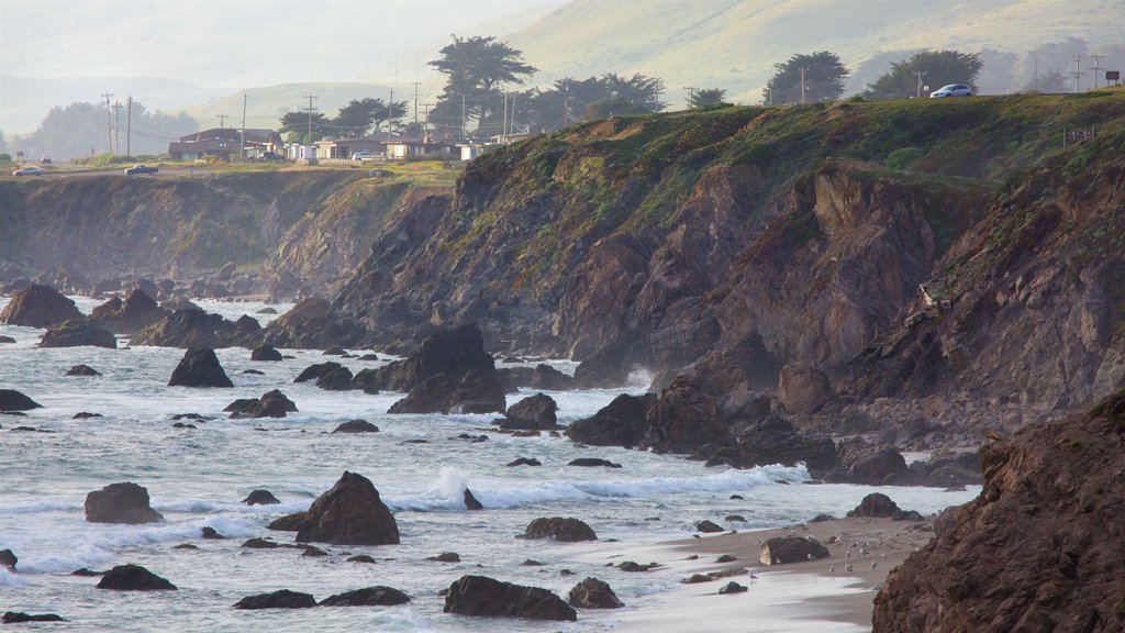 Sonoma County featuring general coastal views and rugged coastline