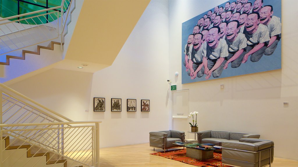 Hess Collection showing art and interior views