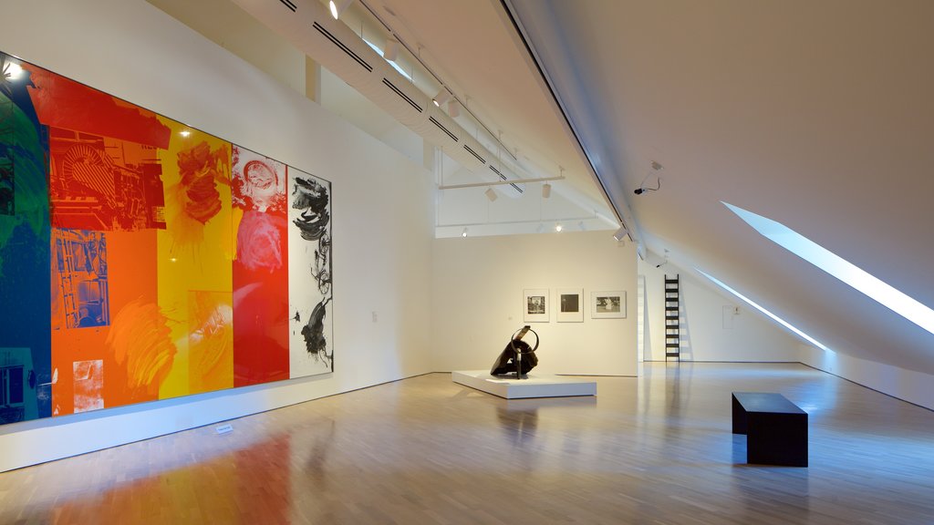 Hess Collection showing interior views and art