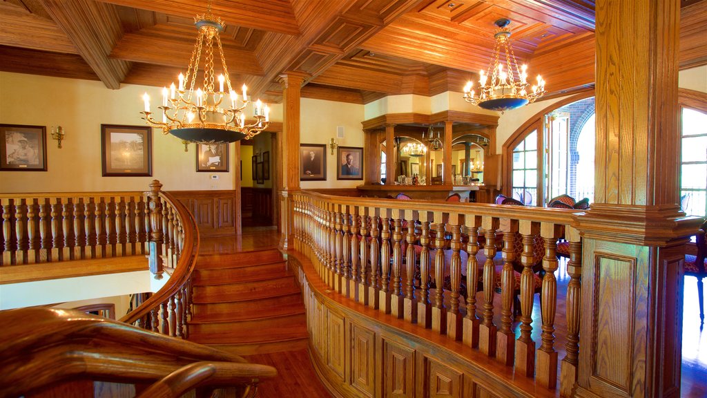 Ledson Winery and Vineyards showing heritage elements and interior views