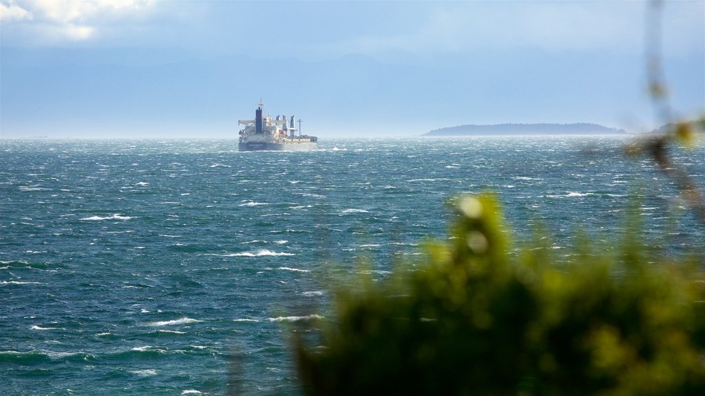 Beacon Hill Park which includes general coastal views and boating