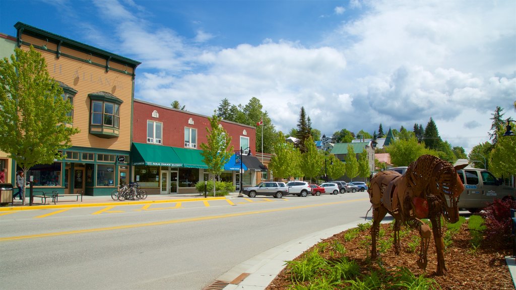 Rossland showing outdoor art